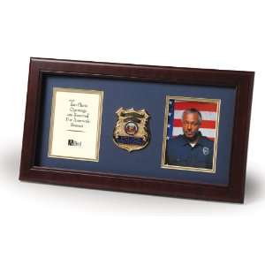  Allied Frame Police Officer Dual Picture Frame