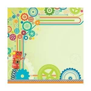  Paper House Sprockets & Robot Paper 12X12; 25 Items 