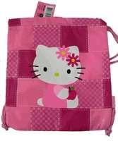    Sanrio Hello Kitty Drawstring Bag   Patchwork in Pink Clothing