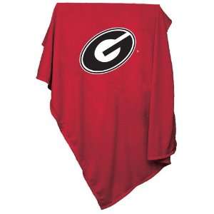  BSS   Georgia Bulldogs NCAA Sweatshirt Blanket Throw 