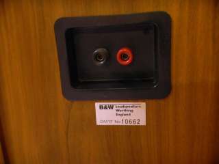 Bowers & Wilkins DM 17 Speakers Monitors EXCELLENT  