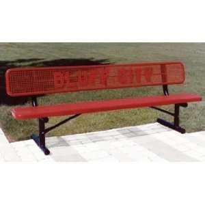  Expanded Metal Personalized Bench Patio, Lawn & Garden