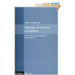   degli indicatori bibliometrici (9788815137609) Alberto Baccini Books