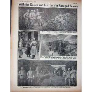  1915 WW1 African Soldiers Trenches British Gun Kaiser 