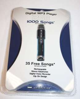 DELSTAR DIGITAL  PLAYER 2GB 1000 SONGS SILVER  