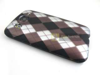 ARGYLE PLAID Phone Cover Hard Case ATT HTC Inspire 4G  