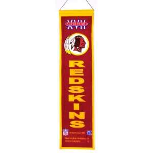  NFL Washington Redskins Super Bowl XVII Banner