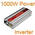 New Al Mg alloy 1000W Car DC 12V AC 220V Power Inverter Adapter USB 