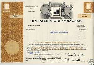 JOHN BLAIR & COMPANY NY New York   Radio TV Television issued to Dean 