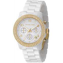 Michael Kors Womens MK5237 White Ceramic Watch  