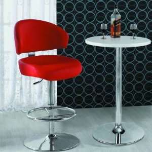   Design K1 RED Adjustable Bar Stool in Red Furniture & Decor