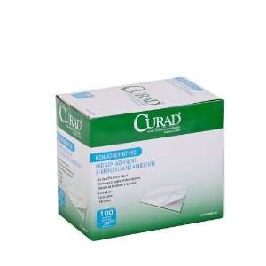  Non Adherent Sterile Pad, 2x3 (Box of 100) Health 