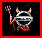 NISSAN RED Devil Demon Decal Sticker Car Emblem logo