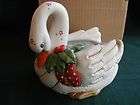   george z lefton christmas swan planter srn06891 expedited shipping