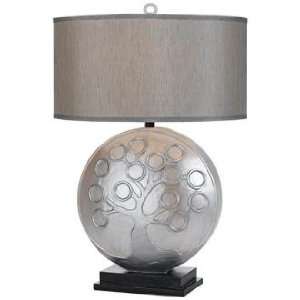  Horizon Circle of Life Silver Pearl Table Lamp