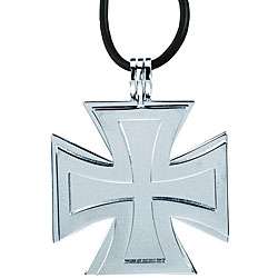 Stainless Steel Two piece Iron Cross Necklace  