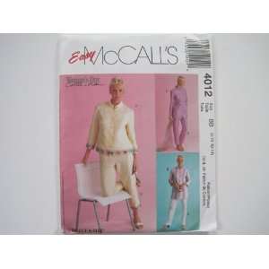  McCalls Pattern 4012 Misses/Miss Petite Tops and Pants 