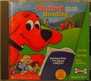 Clifford the Big Red Dog Reading Software ages 4 6 CD 078073679768 