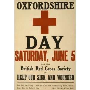   Cross] day Saturday June 5 for the British Red Cross Society to help