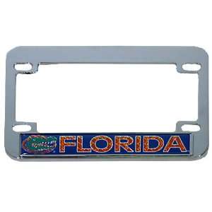  Florida Gators Hologram Chrome Motorcycle License Plate 
