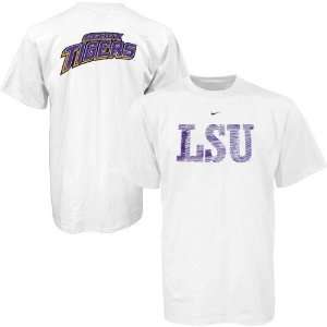    Nike LSU Tigers White Youth Two Hit T shirt