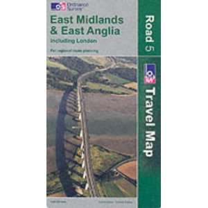  East Midlands and East Anglia Including London (O/S Road Map 