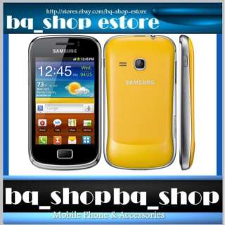 Samsung S6500 Galaxy Mini 2 II Black/Yellow 3G WI FI Android 2.3 Phone 