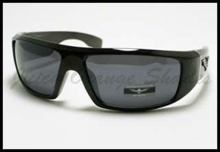 SKULL Design Mens Popular BIKER STYLE Fashion Sunglasses BLACK  