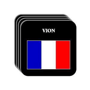  France   VION Set of 4 Mini Mousepad Coasters 