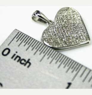 14KT Gold Womens Diamond Charm Cross Heart Love Pendant  