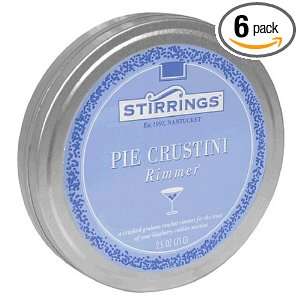 Stirrings Pie Crustini Drink Rimmer, 2.5 Ounce Tin (Pack of 6)  