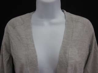 ZARA Light Gray Wool Button Up Sweater Cardigan Sz M  
