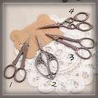 Antique Design Sewing & Embroidery Scissors (set of 4)