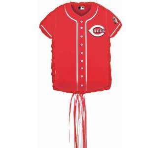 Lets Party By YA OTTA PINATA Cincinnati Reds Baseball   Shirt Shaped 