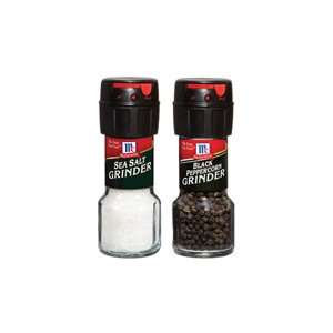 Salt and Pepper Grinders McCormick Sea Salt + Black Peppercorn  