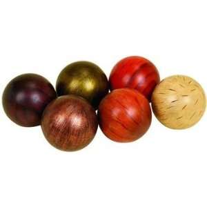  Ceramic, decorative balls for table decor set/6 Beauty