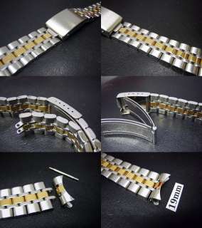 10K gold 19mm jubilee oyster watch band 2tone  