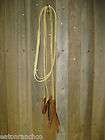 Genuine Braided Split Reins with leather Poppers Horse  