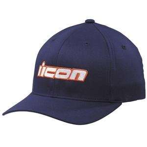  Icon Slant Hat   Small/Medium/Navy Automotive