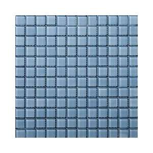  Emser Tile Lucente Ocean Mist 12 x 12 Glass Mosaic Tile 