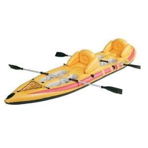 Coleman 2 Person Sit On Top Deluxe Touring Kayak with Paddles  