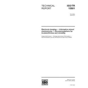 TR 158012004, Electronic imaging   Information stored electronically 