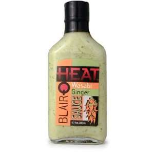 Blairs Q Heat Wasabi Ginger Hot Sauce 6.75 oz.  Grocery 
