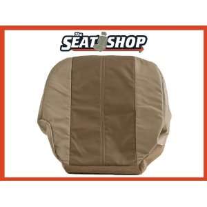  01 02 GMC Yukon Denali XL 2Tone Tan Leather Seat Cover RH 