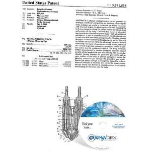  NEW Patent CD for PLASMA WELDING TORCH 