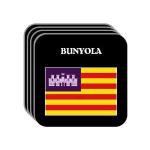 Balearic Islands   BUNYOLA Set of 4 Mini Mousepad Coasters