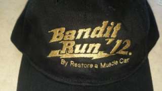 NEW Bandit Run 2012 Black or White Hat / Cap Gold Writing  