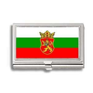 Bulgarian Serbian Flag Business Card Holder Metal Case 