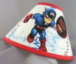 New Lamp Shade Captain America Super Hero Squad Marvel  