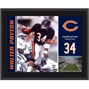  Mounted Memories Chicago Bears Walter Payton 10.5 x 13 